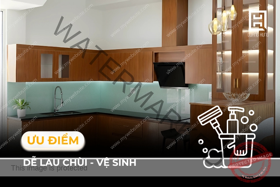 Dễ dàng vệ sinh lau chùi