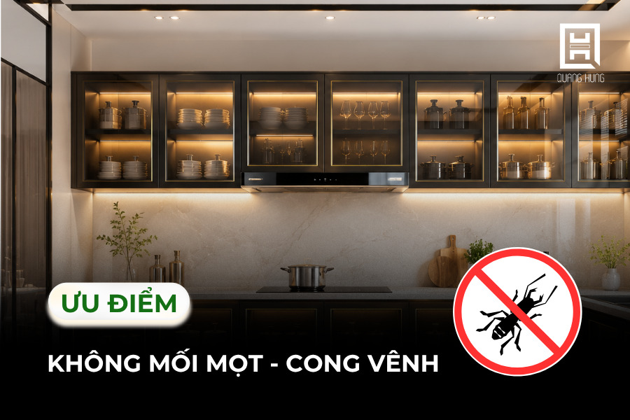 Không mối mọt, không cong vênh