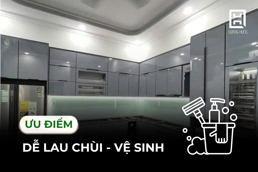 Dễ dàng vệ sinh lau chùi