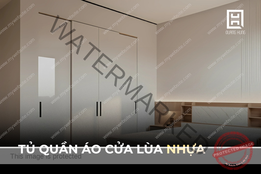 Tủ quần áo cửa lùa nhựa