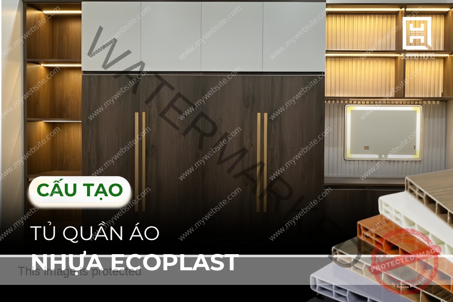 Cấu tạo của tủ quần áo nhựa Ecoplast